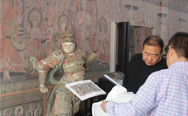 龙门石窟研究院副院长陈建平一行，莅临深圳美科图像、清华大学深圳国际研究生院调研工作